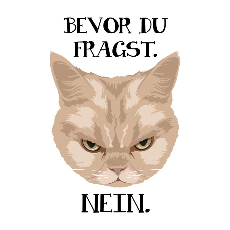 Grumpy Cat - Bevor du fragst_Nein - P