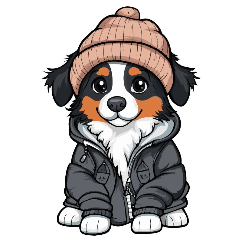 Australischer Schäferhund Stylisch