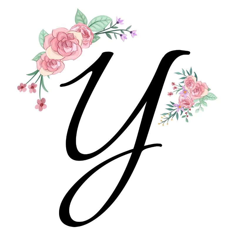 Lettre y fleurs