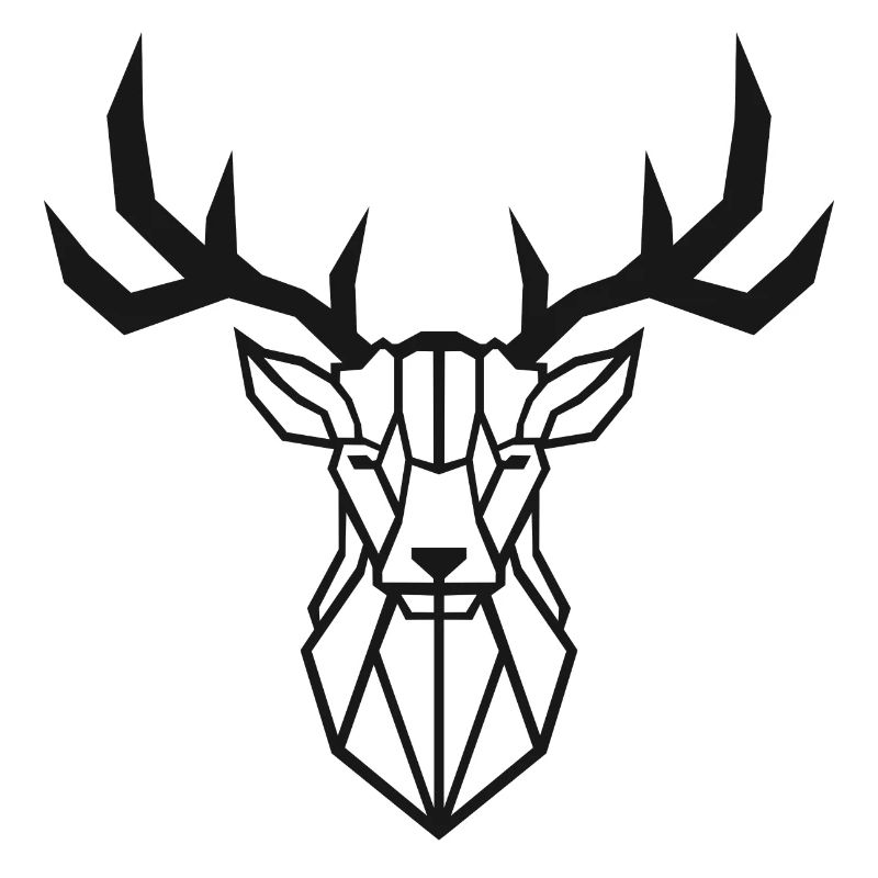 Minimalistic - Deer / Hirsch
