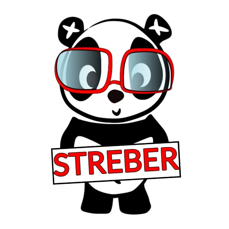 Nerd Panda Shirt Nerd Learning Pupils