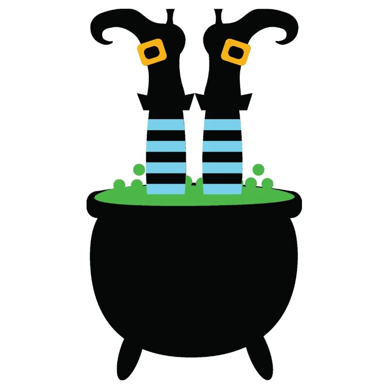 Witches Cauldron gift Halloween witch cauldron