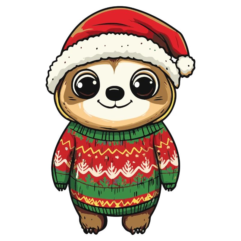 Sloth Christmas Comic