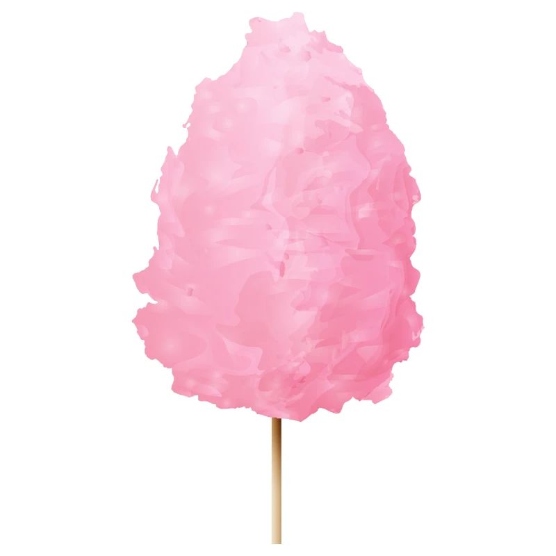 fluffy pink cotton candy