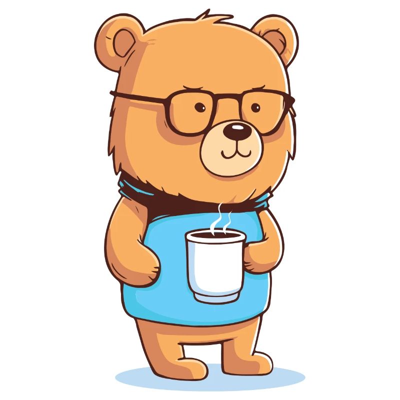 Bear coffee cup