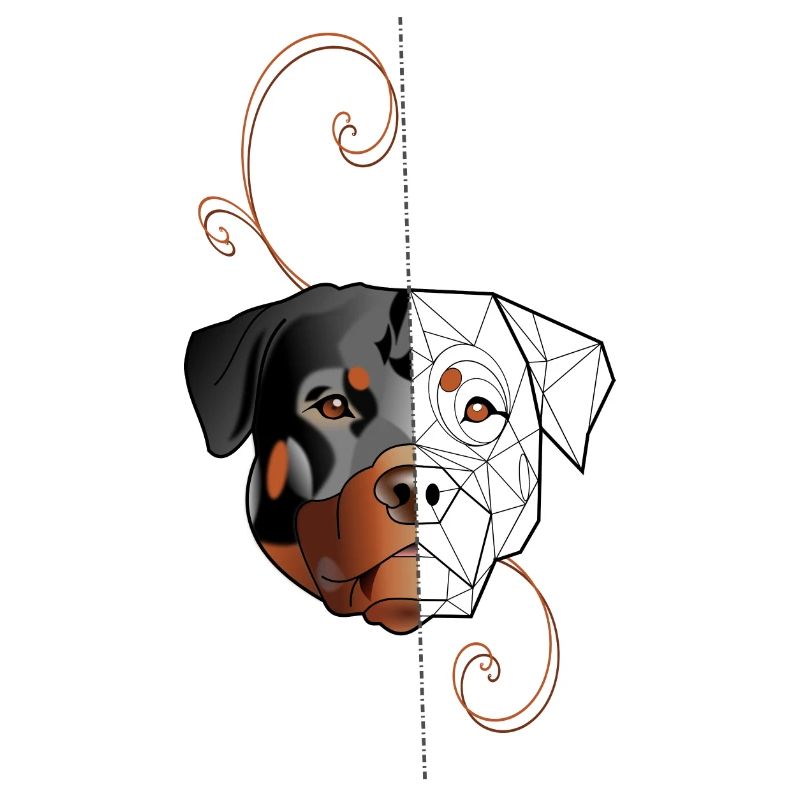 Rottweiler - Doppelseitig