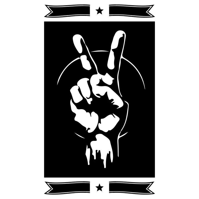 Frieden Hand Zeichen Peace