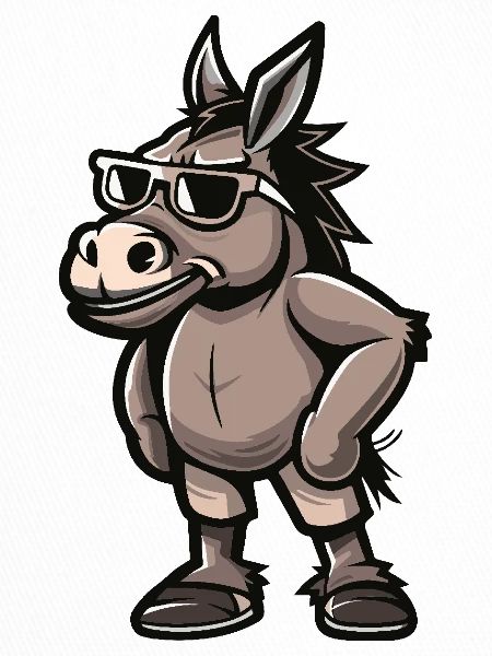Donkey Cool Comic