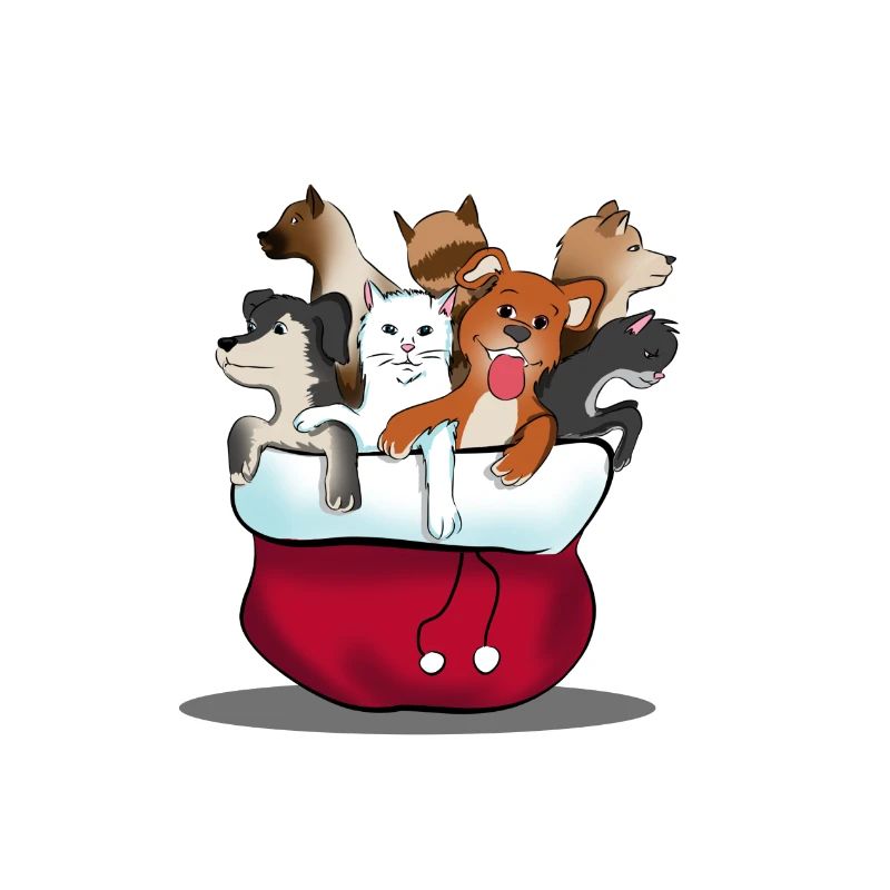Hunde Katzen Katze Weihnachten Weihnachtsgeschenk