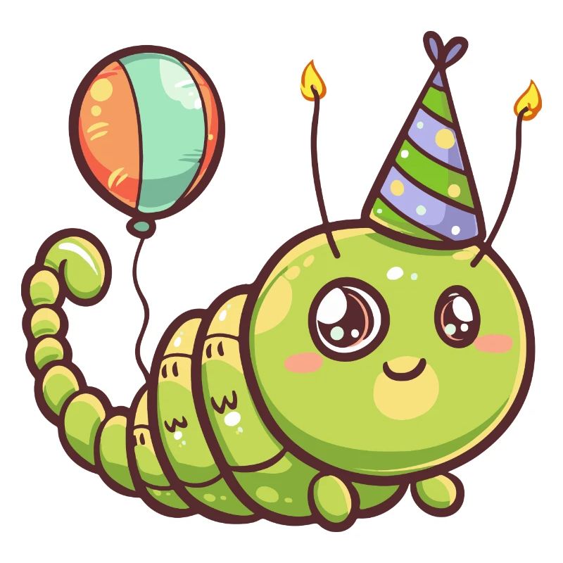 Worm Birthday Comic
