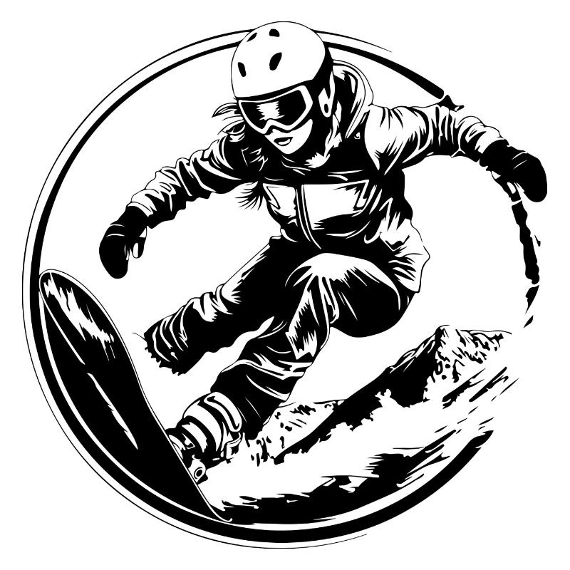 Snowboarder Silhouette