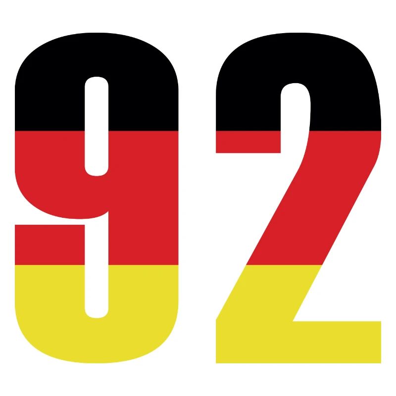 92 Number Germany Jersey