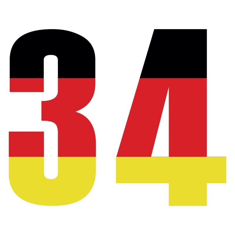 34 Number Germany Jersey