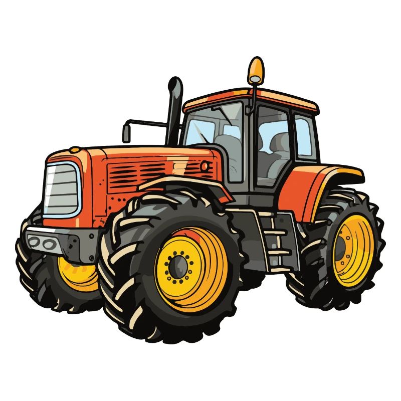 Tractor Farmer Icon