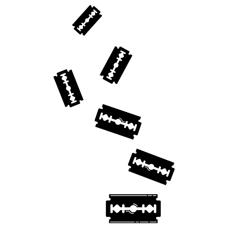 Rasierklinge Icon Symbol