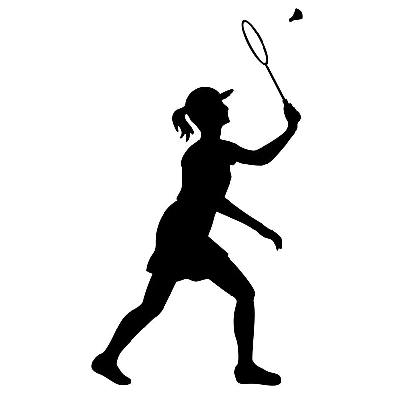 Badminton Spielerin
