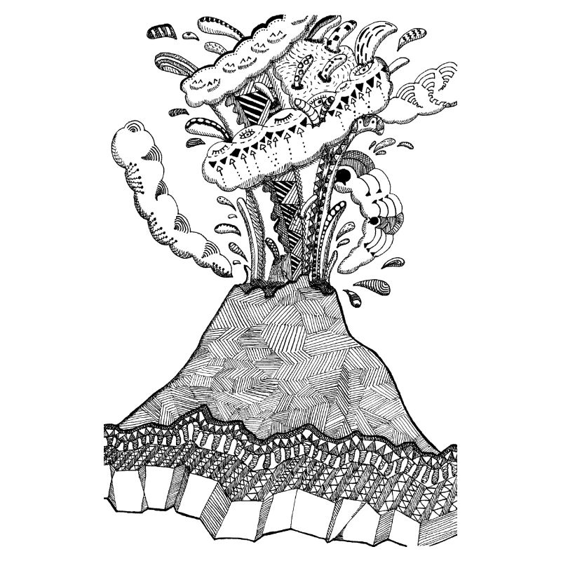 Volcano pattern