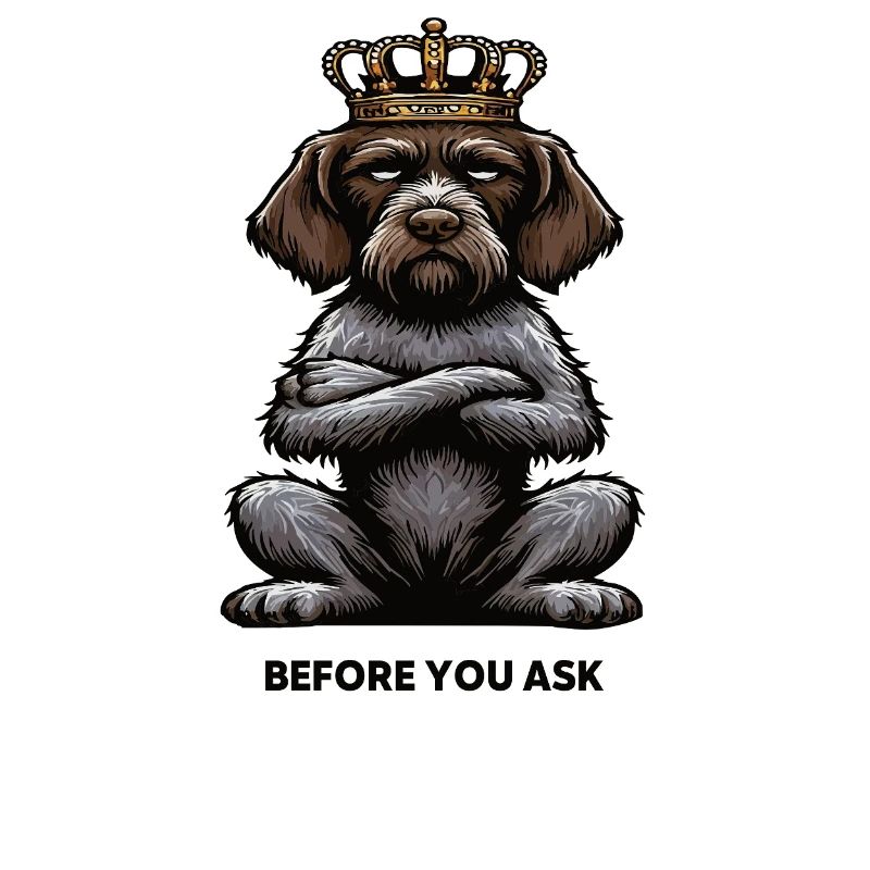 Before You Ask Deutsch Drahthaar Drahthaarhalter