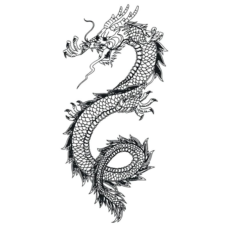 tatouage de dragon chinois de Chine