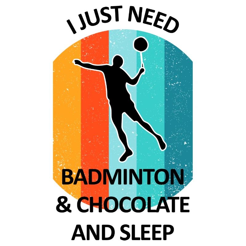 Badminton Badminton Badminton Player Chocolate