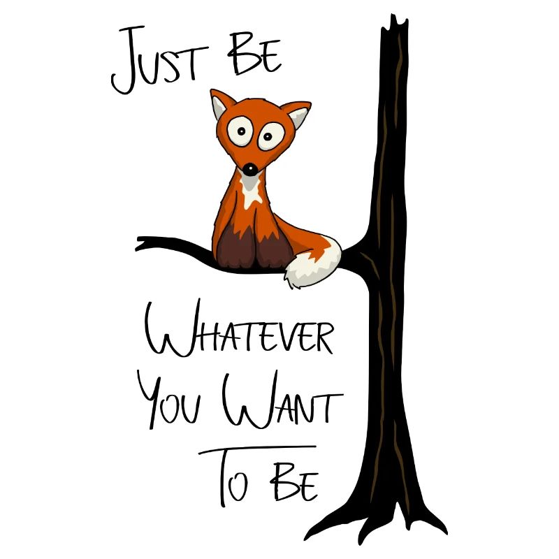 kleiner Fuchs wie Eule sei du selbst cool Geschenk