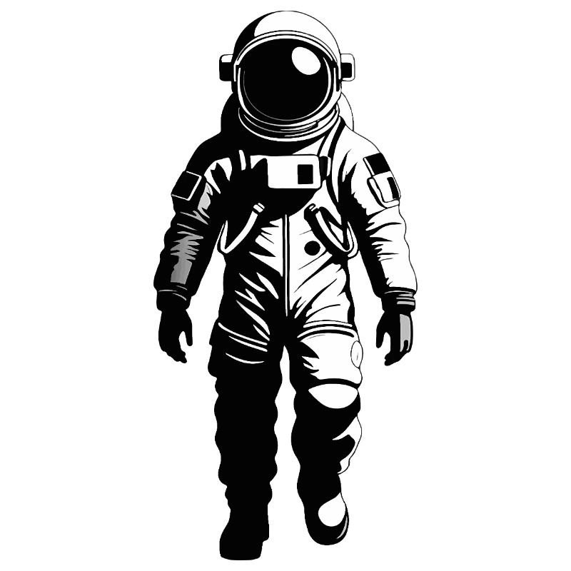 Astronaut - Beruf Design Sticker