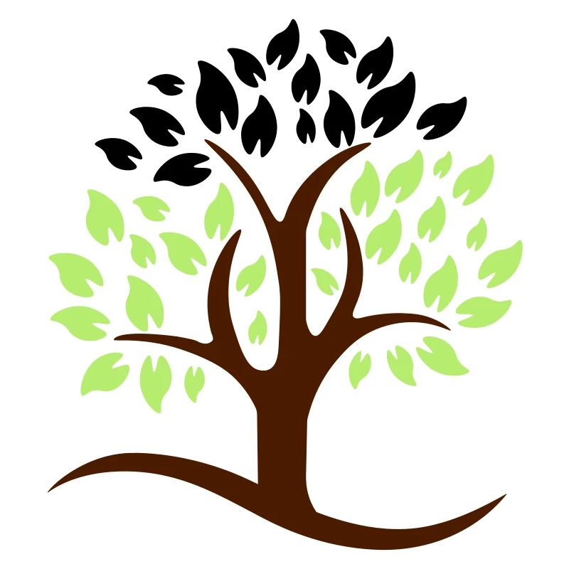 arbre 3 couleurs logo