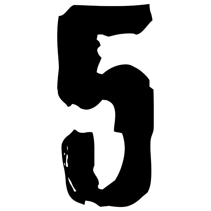 5 Number jersey