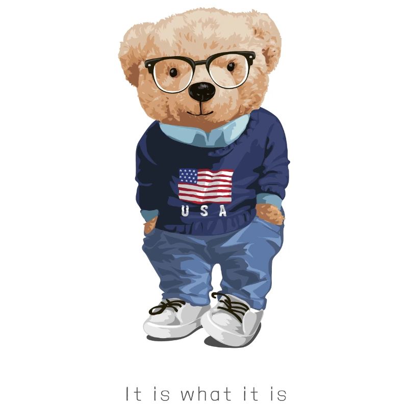 Bär Knuffig Teddy