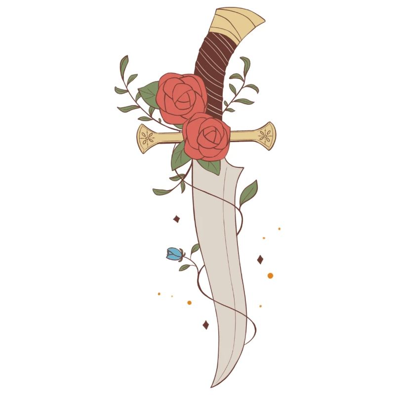 Messer der Rosen