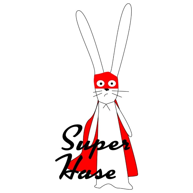 Der coole Super Hase