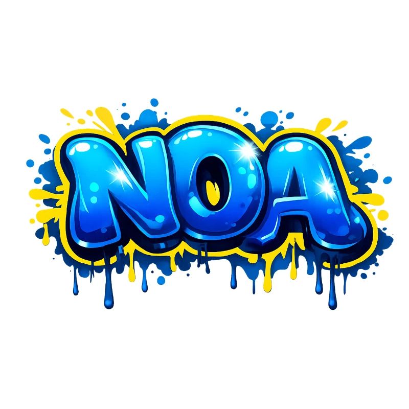 NOA GRAFFITI NAME FOR PERFECT GIFT PRINTABLE 