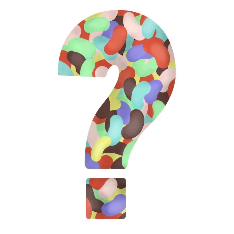 Bonbons point d'interrogation