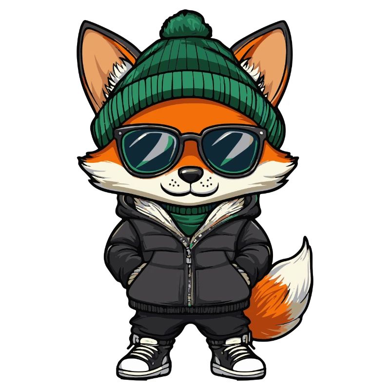 Fuchs Winter Comic