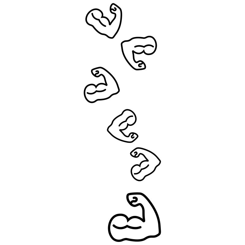 Muscles dumbbell icon