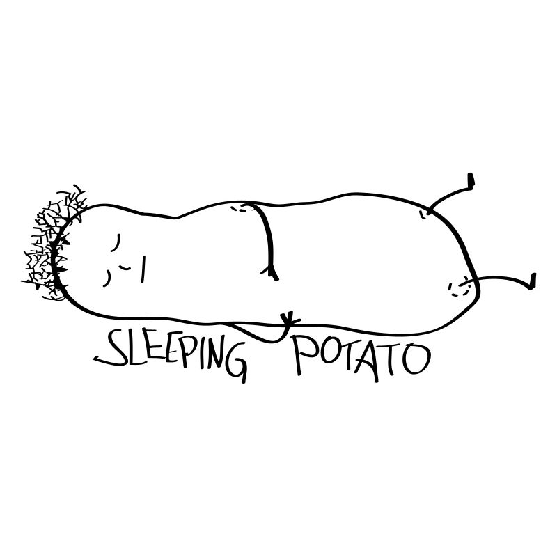 sleeping potato super potato maxerl fun comic