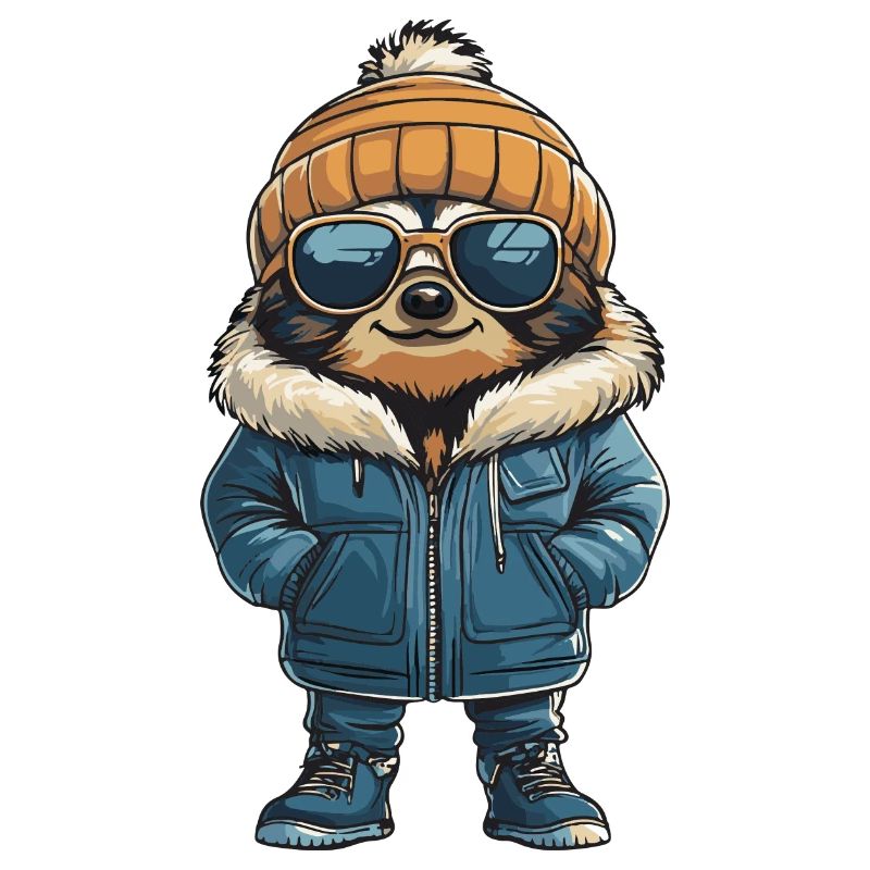 Sloth Winter Comic
