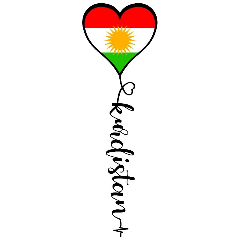 Kurdistan Flag Bakur Bashur Rojava Rojhlt Newroz