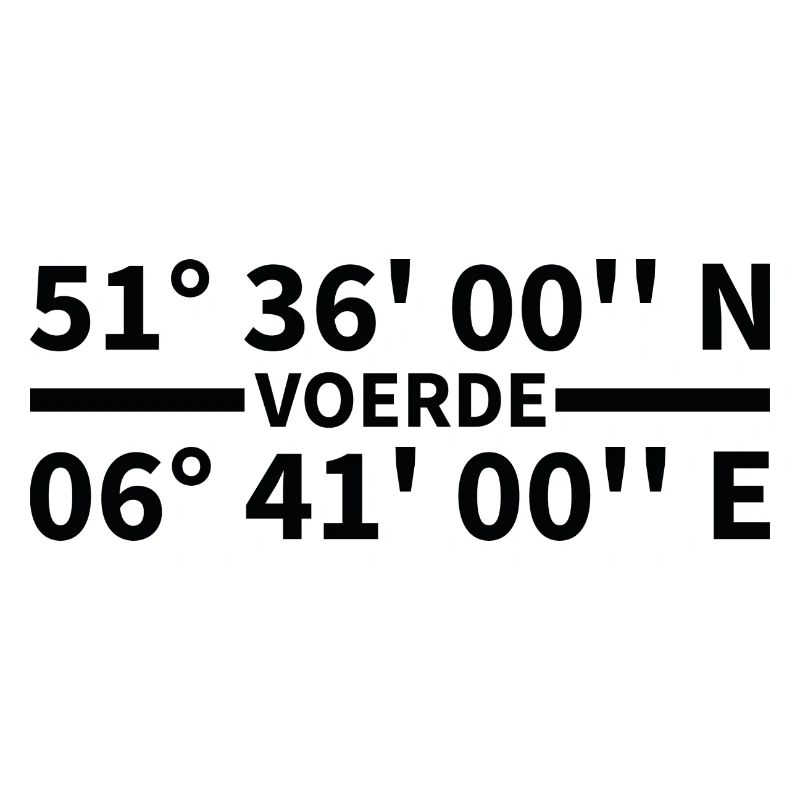 Voerde coordinates