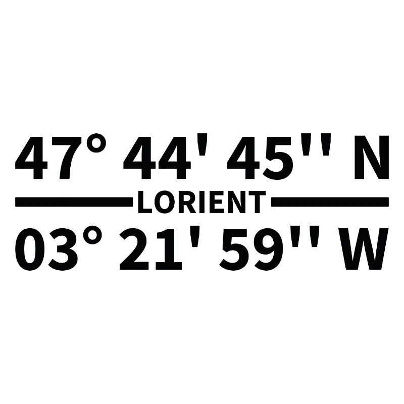 Coordonnées de Lorient