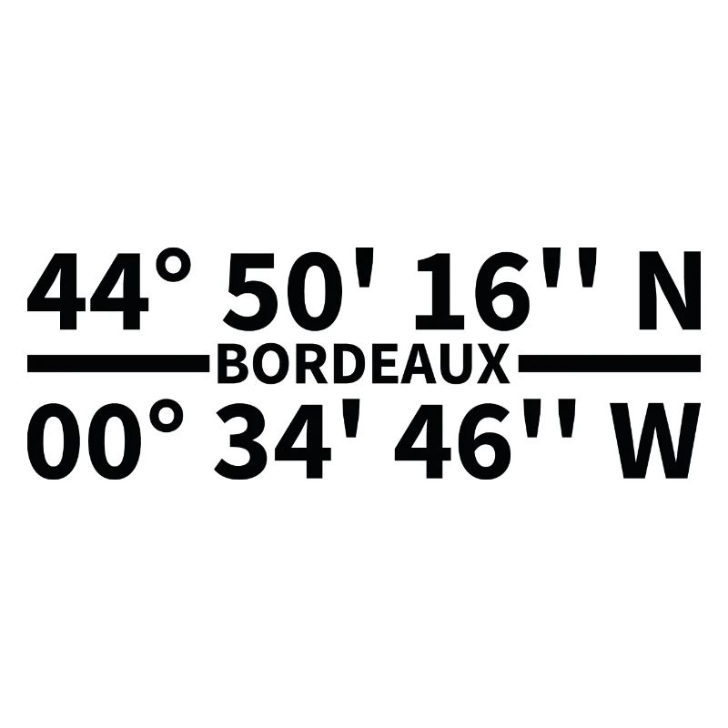 Bordeaux coordinates