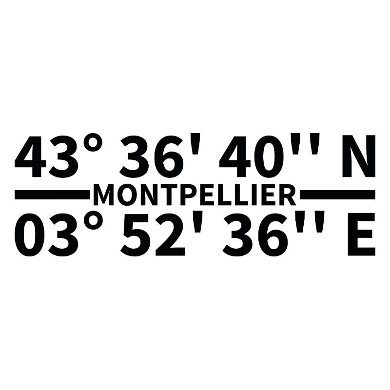 Coordonnées de Montpellier