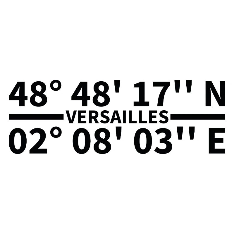 Coordonnées de Versailles