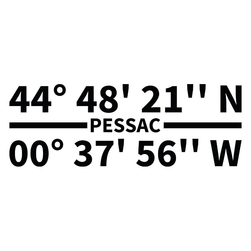Coordonnées de Pessac
