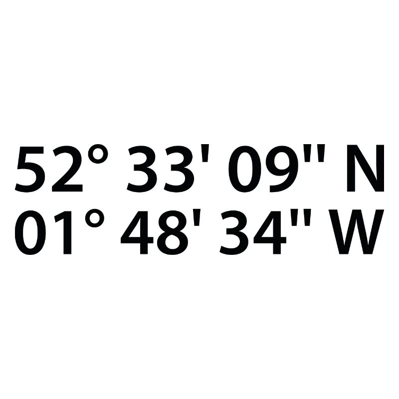 Royal Sutton Coldfield Coordinates