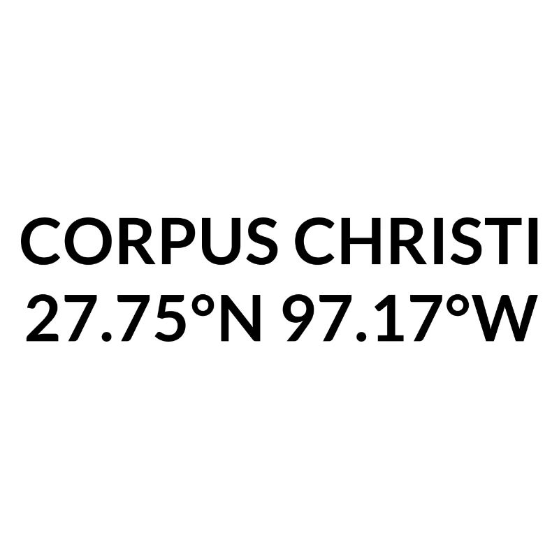 Corpus Christi, Texas, USA Coordinates
