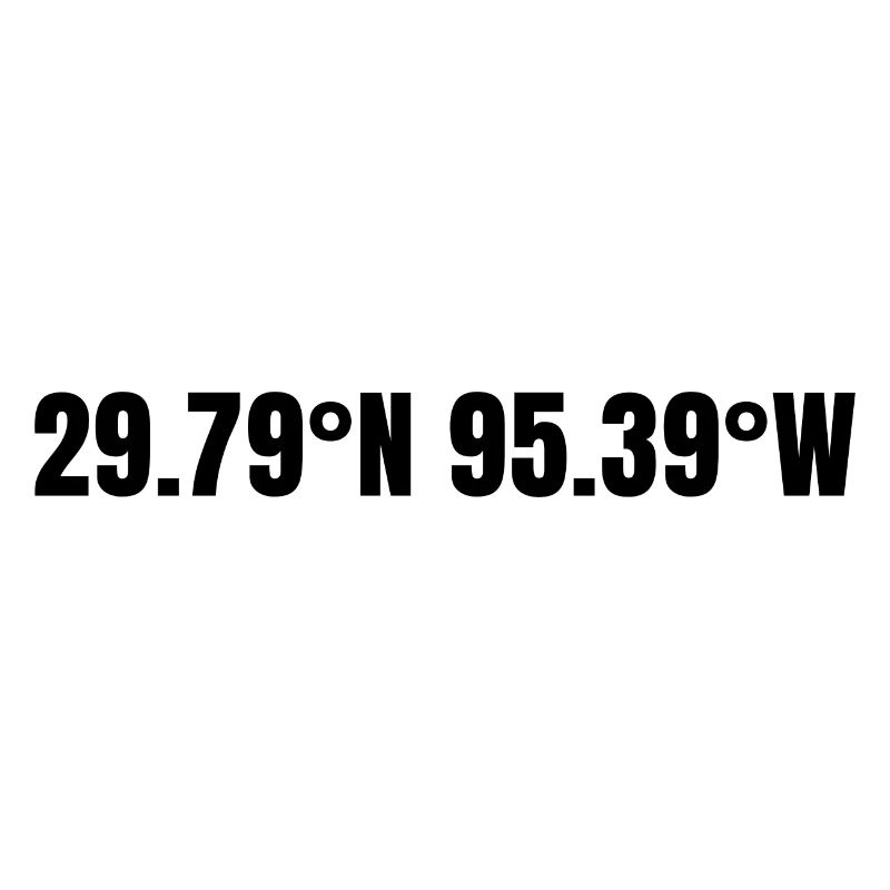 Houston, Texas, USA Coordinates