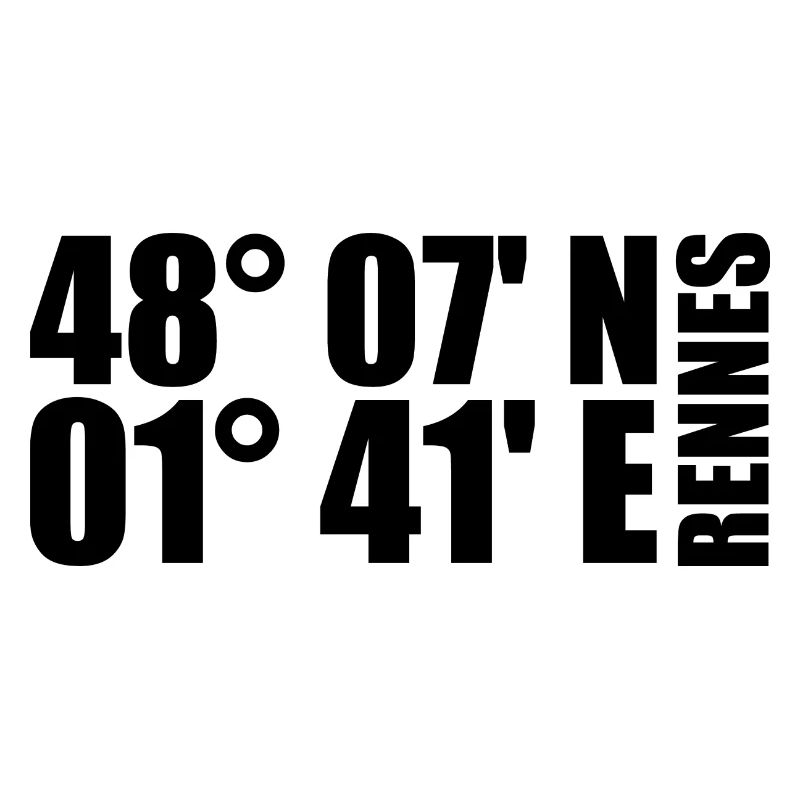 Coordonnées de Rennes