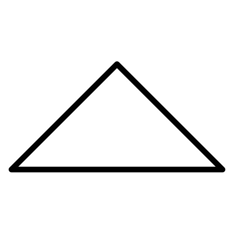 Math symbol - equilateral triangle