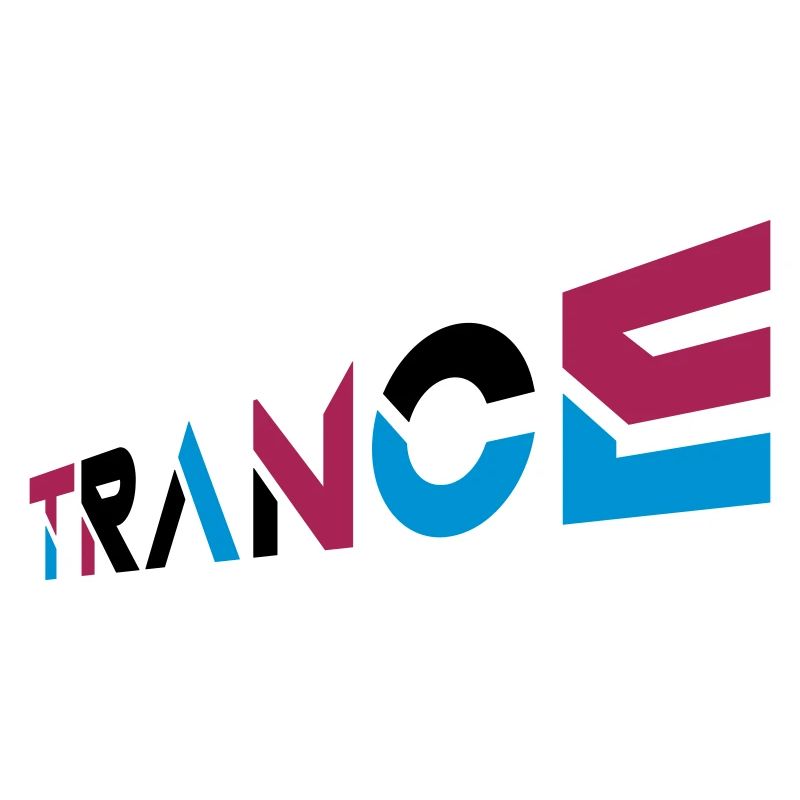 Conception de lettrage Music Trance